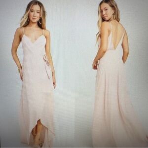 Show Me Your MuMu Mariah Wrap   High Low Dress Gown